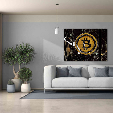 Image of 'Bitcoin Splash' by Karen Smith Giclee Canvas Wall Art,54x40