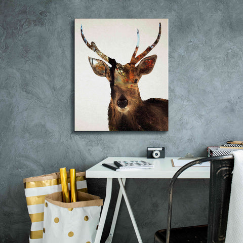 Image of 'Stag Forest' by Karen Smith Giclee Canvas Wall Art,20x24