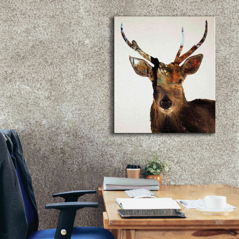 Image of 'Stag Forest' by Karen Smith Giclee Canvas Wall Art,26x30