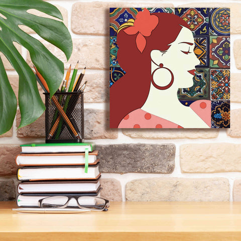 Image of 'Senorita 2' by Karen Smith Giclee Canvas Wall Art,12x12