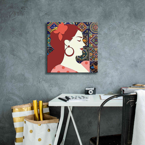 Image of 'Senorita 2' by Karen Smith Giclee Canvas Wall Art,18x18