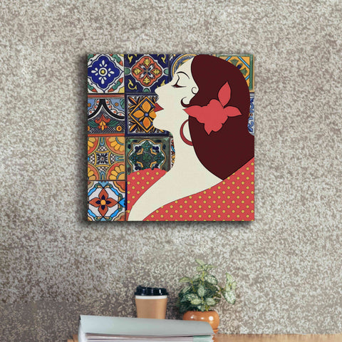Image of 'Senorita 1' by Karen Smith Giclee Canvas Wall Art,18x18