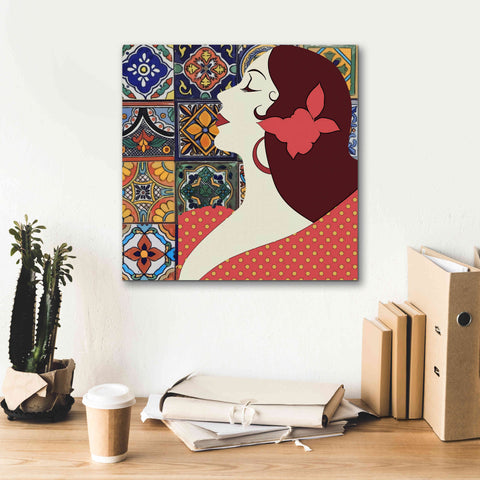 Image of 'Senorita 1' by Karen Smith Giclee Canvas Wall Art,18x18