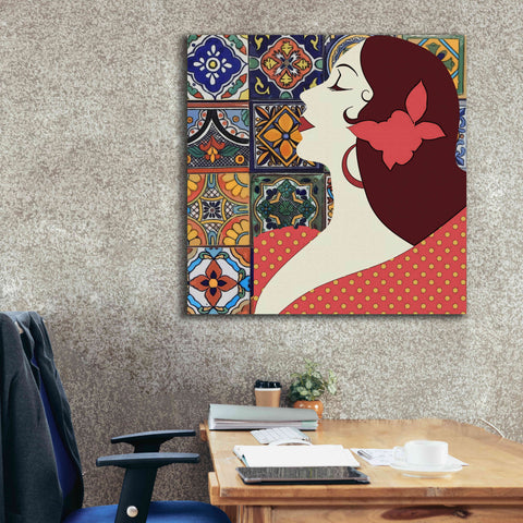Image of 'Senorita 1' by Karen Smith Giclee Canvas Wall Art,37x37