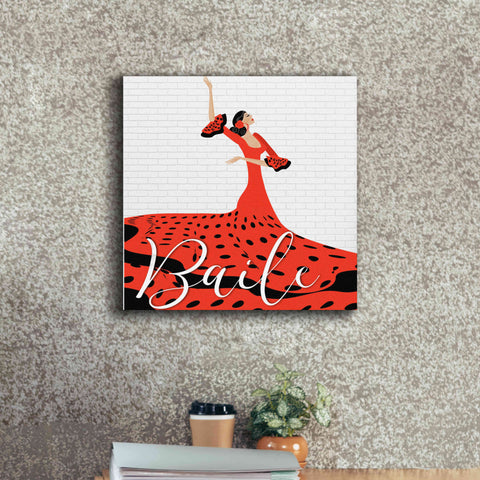 Image of 'Baile' by Karen Smith Giclee Canvas Wall Art,18x18