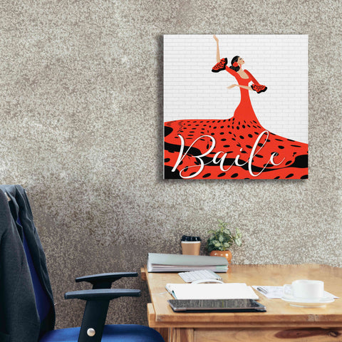 Image of 'Baile' by Karen Smith Giclee Canvas Wall Art,26x26