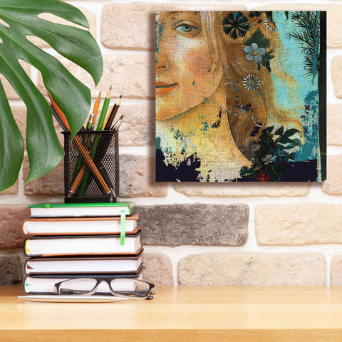 Image of 'Flower Lady' by Karen Smith Giclee Canvas Wall Art,12x12