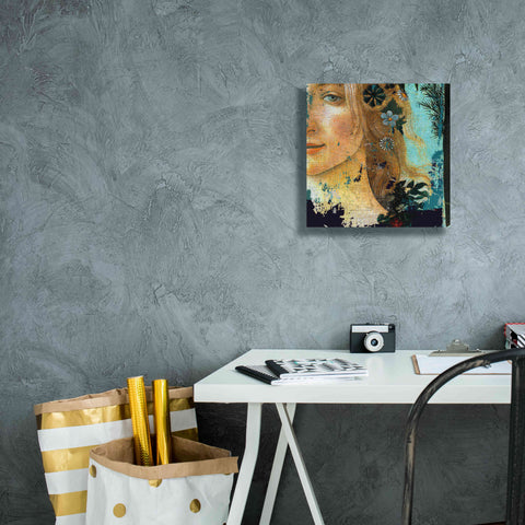 Image of 'Flower Lady' by Karen Smith Giclee Canvas Wall Art,12x12