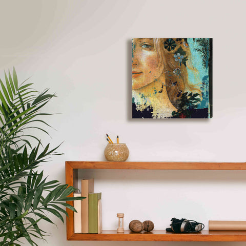 Image of 'Flower Lady' by Karen Smith Giclee Canvas Wall Art,12x12