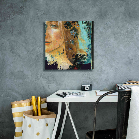 Image of 'Flower Lady' by Karen Smith Giclee Canvas Wall Art,18x18