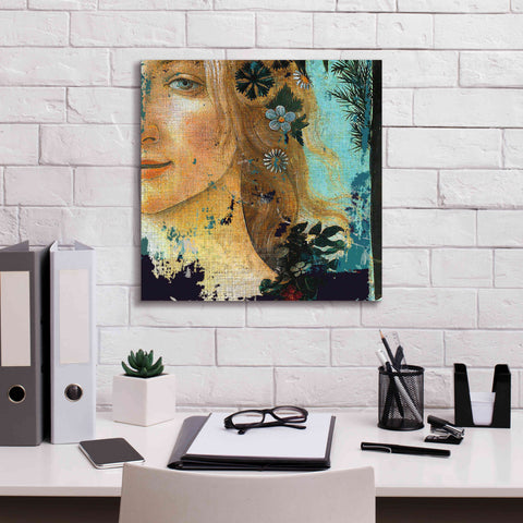 Image of 'Flower Lady' by Karen Smith Giclee Canvas Wall Art,18x18