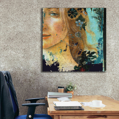 Image of 'Flower Lady' by Karen Smith Giclee Canvas Wall Art,37x37