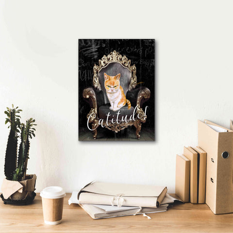 Image of 'Catitude' by Karen Smith Giclee Canvas Wall Art,12x16