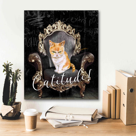 Image of 'Catitude' by Karen Smith Giclee Canvas Wall Art,20x24