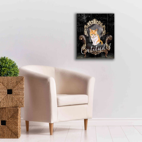 Image of 'Catitude' by Karen Smith Giclee Canvas Wall Art,20x24
