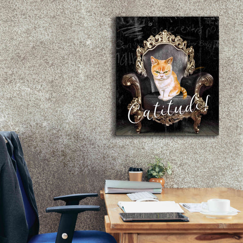 Image of 'Catitude' by Karen Smith Giclee Canvas Wall Art,26x30