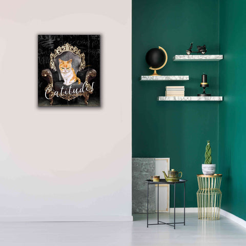 Image of 'Catitude' by Karen Smith Giclee Canvas Wall Art,26x30