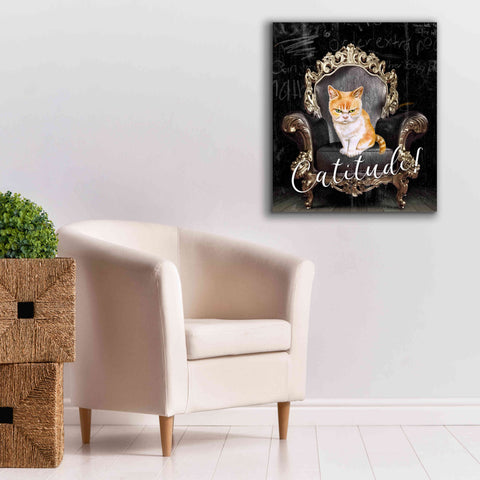 Image of 'Catitude' by Karen Smith Giclee Canvas Wall Art,26x30