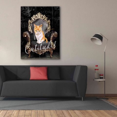 Image of 'Catitude' by Karen Smith Giclee Canvas Wall Art,40x54