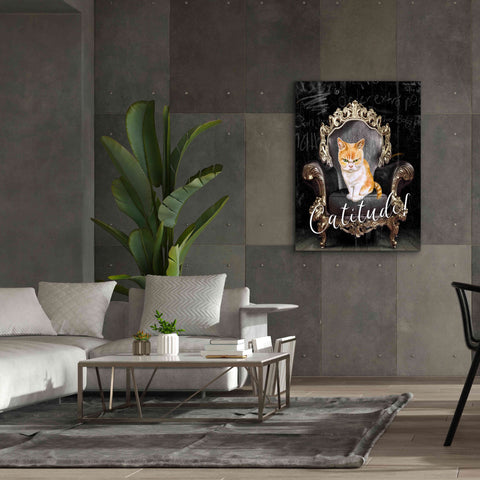 Image of 'Catitude' by Karen Smith Giclee Canvas Wall Art,40x54