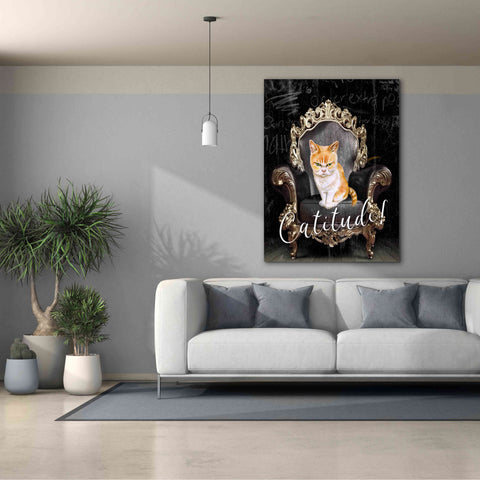 Image of 'Catitude' by Karen Smith Giclee Canvas Wall Art,40x54