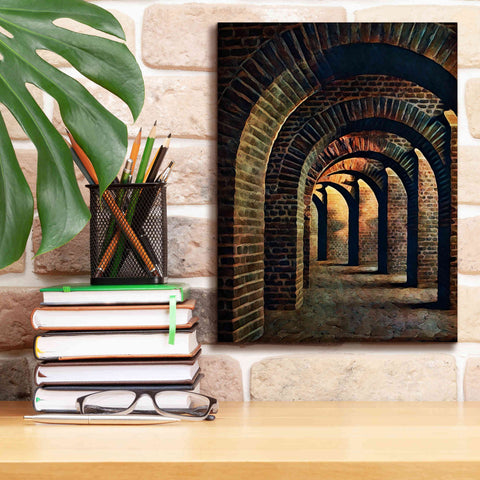 Image of 'Medieval Vaulted Cellar 1' by Ashley Aldridge Giclee Canvas Wall Art,12 x 16