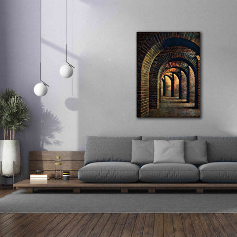 Image of 'Medieval Vaulted Cellar 1' by Ashley Aldridge Giclee Canvas Wall Art,40 x 54