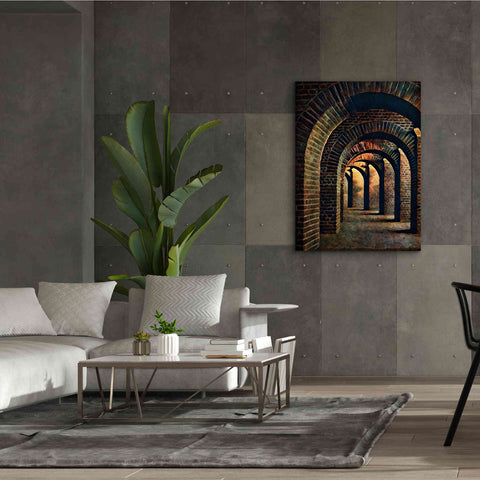 Image of 'Medieval Vaulted Cellar 1' by Ashley Aldridge Giclee Canvas Wall Art,40 x 54