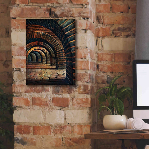 Image of 'Medieval Vaulted Cellar 2' by Ashley Aldridge Giclee Canvas Wall Art,12 x 16