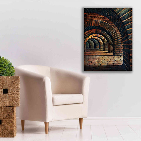 Image of 'Medieval Vaulted Cellar 2' by Ashley Aldridge Giclee Canvas Wall Art,26 x 34