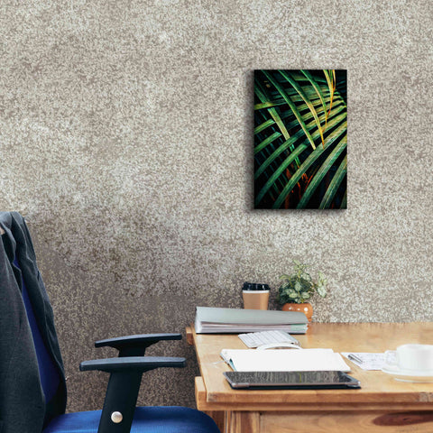 Image of 'Beauty Amongst Palms 1' by Ashley Aldridge Giclee Canvas Wall Art,12 x 18