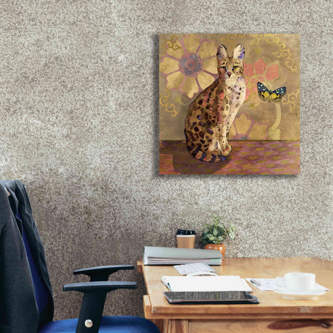 Image of 'Duchess Bellflower The Cat' by Evelia Designs Giclee Canvas Wall Art,26 x 26