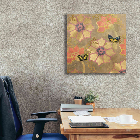 Image of 'Duchess Bellflower Paper' by Evelia Designs Giclee Canvas Wall Art,26 x 26