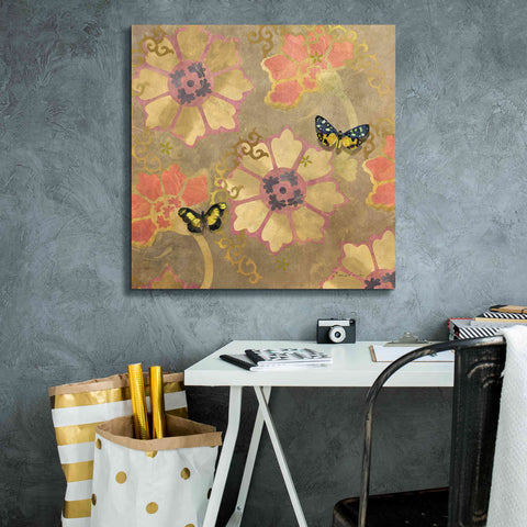 Image of 'Duchess Bellflower Paper' by Evelia Designs Giclee Canvas Wall Art,26 x 26