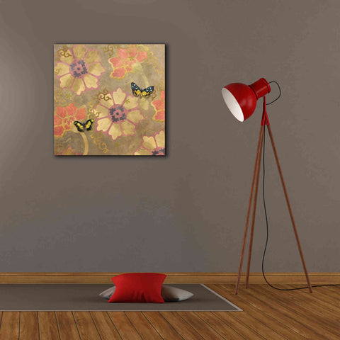 Image of 'Duchess Bellflower Paper' by Evelia Designs Giclee Canvas Wall Art,26 x 26