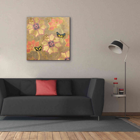 Image of 'Duchess Bellflower Paper' by Evelia Designs Giclee Canvas Wall Art,37 x 37