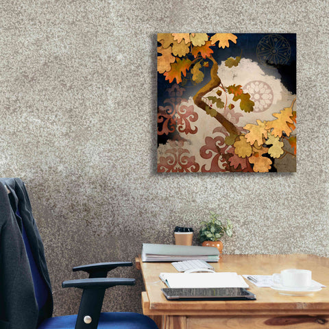 Image of 'Clouding Autumn Night' by Evelia Designs Giclee Canvas Wall Art,26 x 26