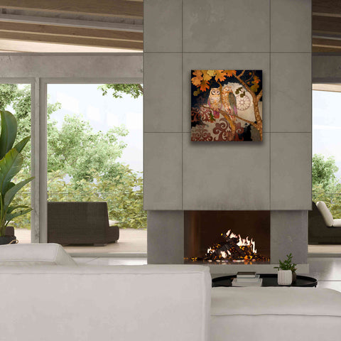 Image of 'Singing Owl' by Evelia Designs Giclee Canvas Wall Art,26 x 26