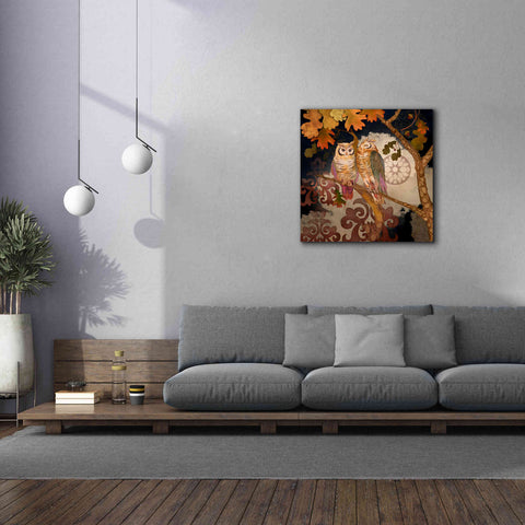 Image of 'Singing Owl' by Evelia Designs Giclee Canvas Wall Art,37 x 37