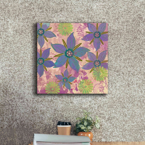 Image of 'Borage Sprites Of Sagrada' by Evelia Designs Giclee Canvas Wall Art,18 x 18