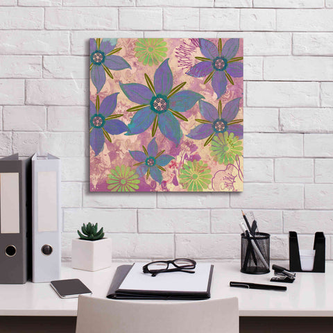 Image of 'Borage Sprites Of Sagrada' by Evelia Designs Giclee Canvas Wall Art,18 x 18