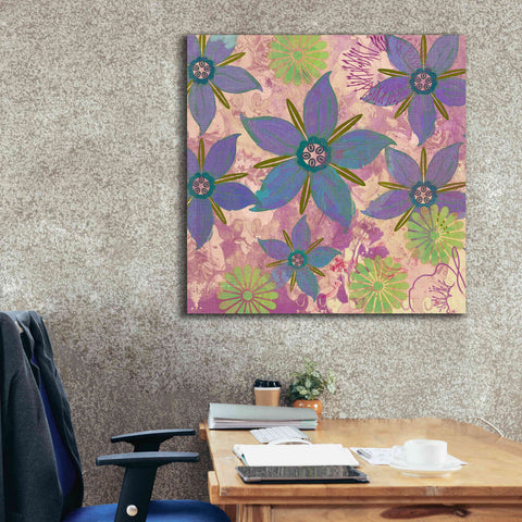 Image of 'Borage Sprites Of Sagrada' by Evelia Designs Giclee Canvas Wall Art,37 x 37