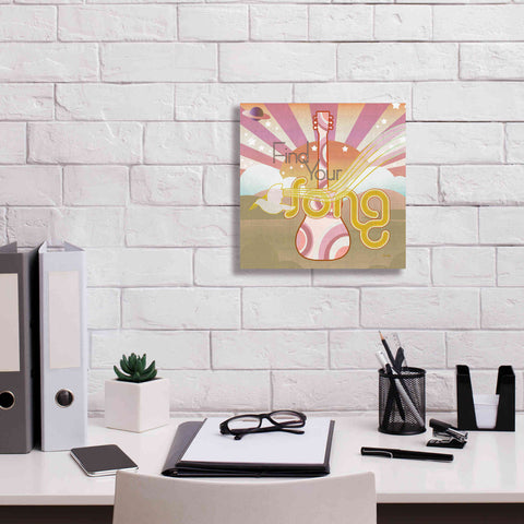 Image of 'Max Out' by Evelia Designs Giclee Canvas Wall Art,12 x 12