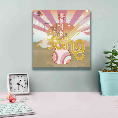 Image of 'Max Out' by Evelia Designs Giclee Canvas Wall Art,12 x 12