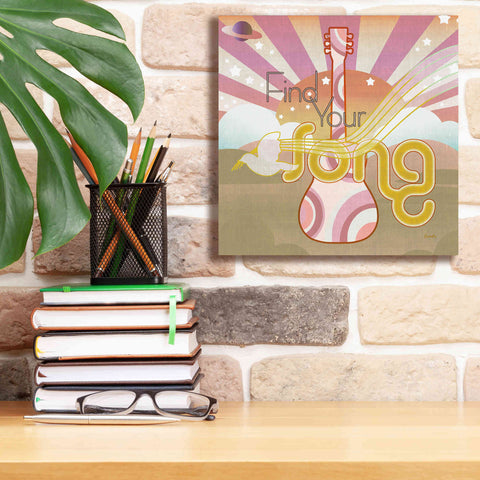 Image of 'Max Out' by Evelia Designs Giclee Canvas Wall Art,12 x 12