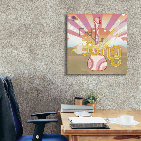 Image of 'Max Out' by Evelia Designs Giclee Canvas Wall Art,26 x 26