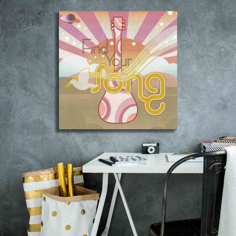 Image of 'Max Out' by Evelia Designs Giclee Canvas Wall Art,26 x 26