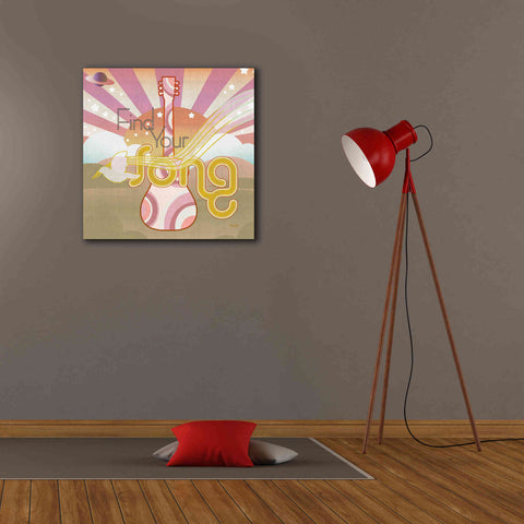 Image of 'Max Out' by Evelia Designs Giclee Canvas Wall Art,26 x 26