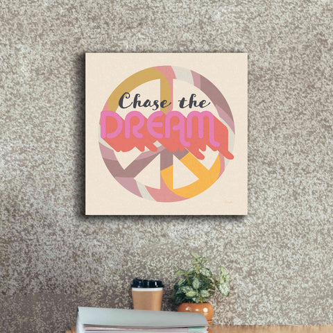 Image of 'Chase The Dream' by Evelia Designs Giclee Canvas Wall Art,18 x 18