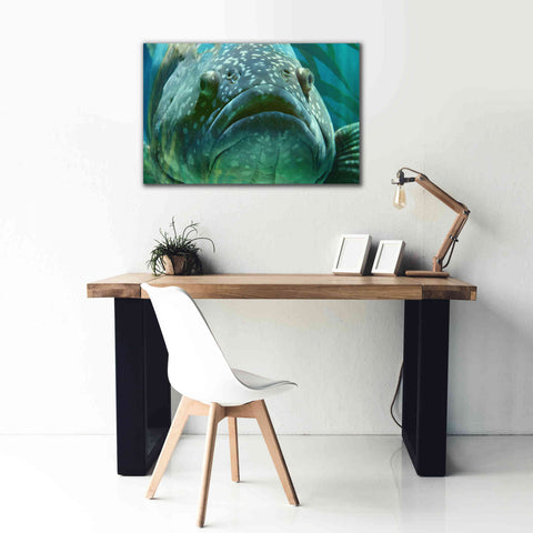 Image of 'Turquoisesplash Two' by Steve Hunziker Giclee Canvas Wall Art,40 x 26